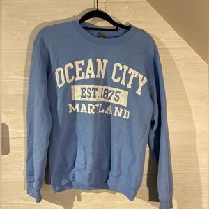 Cute Blue Ocean City MD crewneck!!